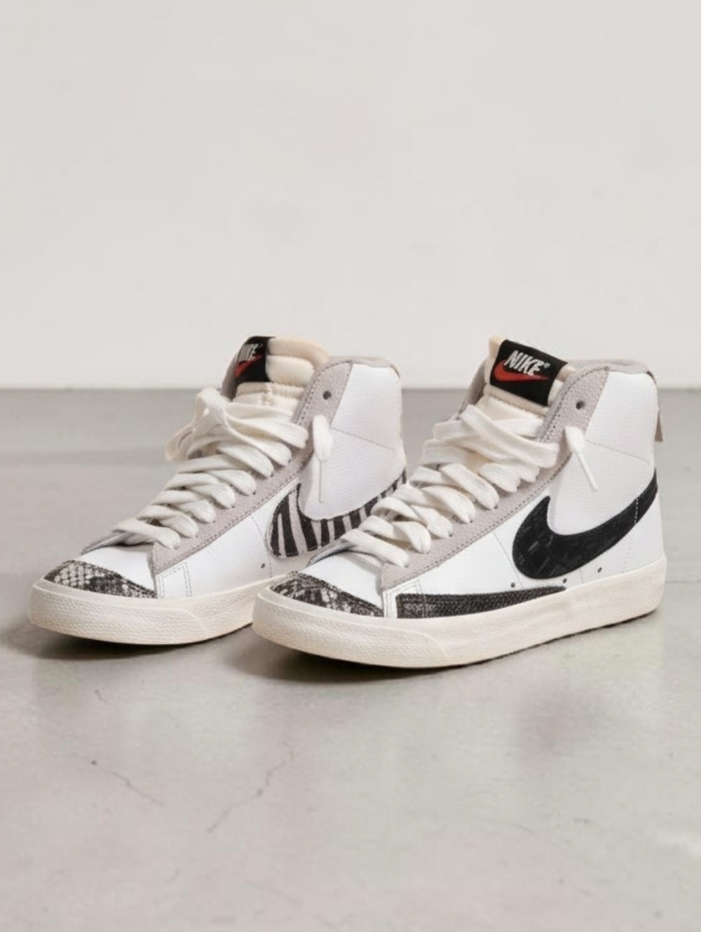 Nike Blazer Mid 77 Vintage Tunnel Walk White Black M4 W6.5 New